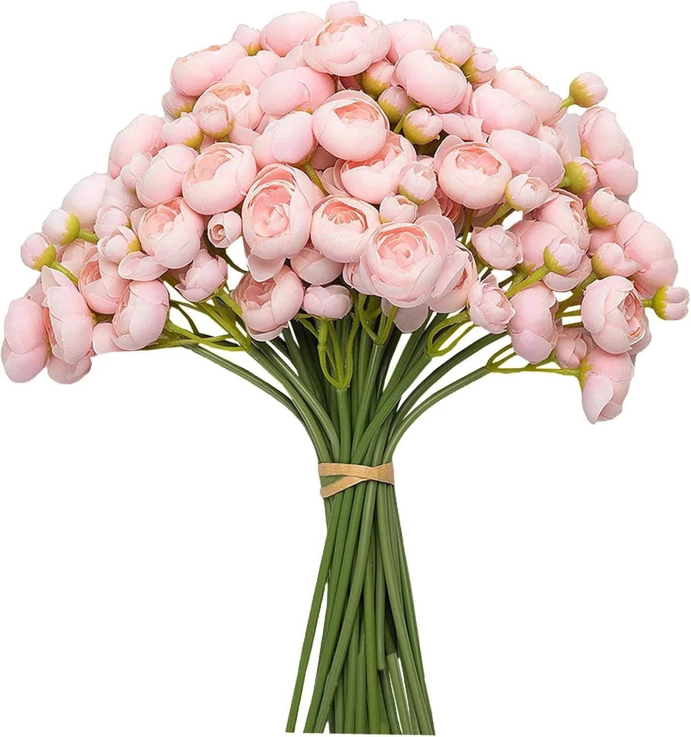18Pcs Ranunculus Artificial Flowers Arrangement Wedding Bouquet Home Party Decor